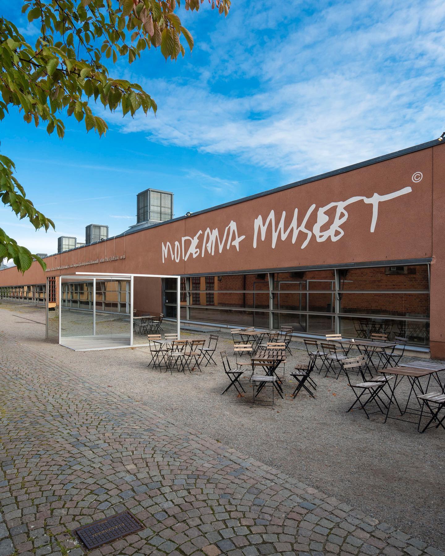 Summer view of Moderna Museet in Stockholm